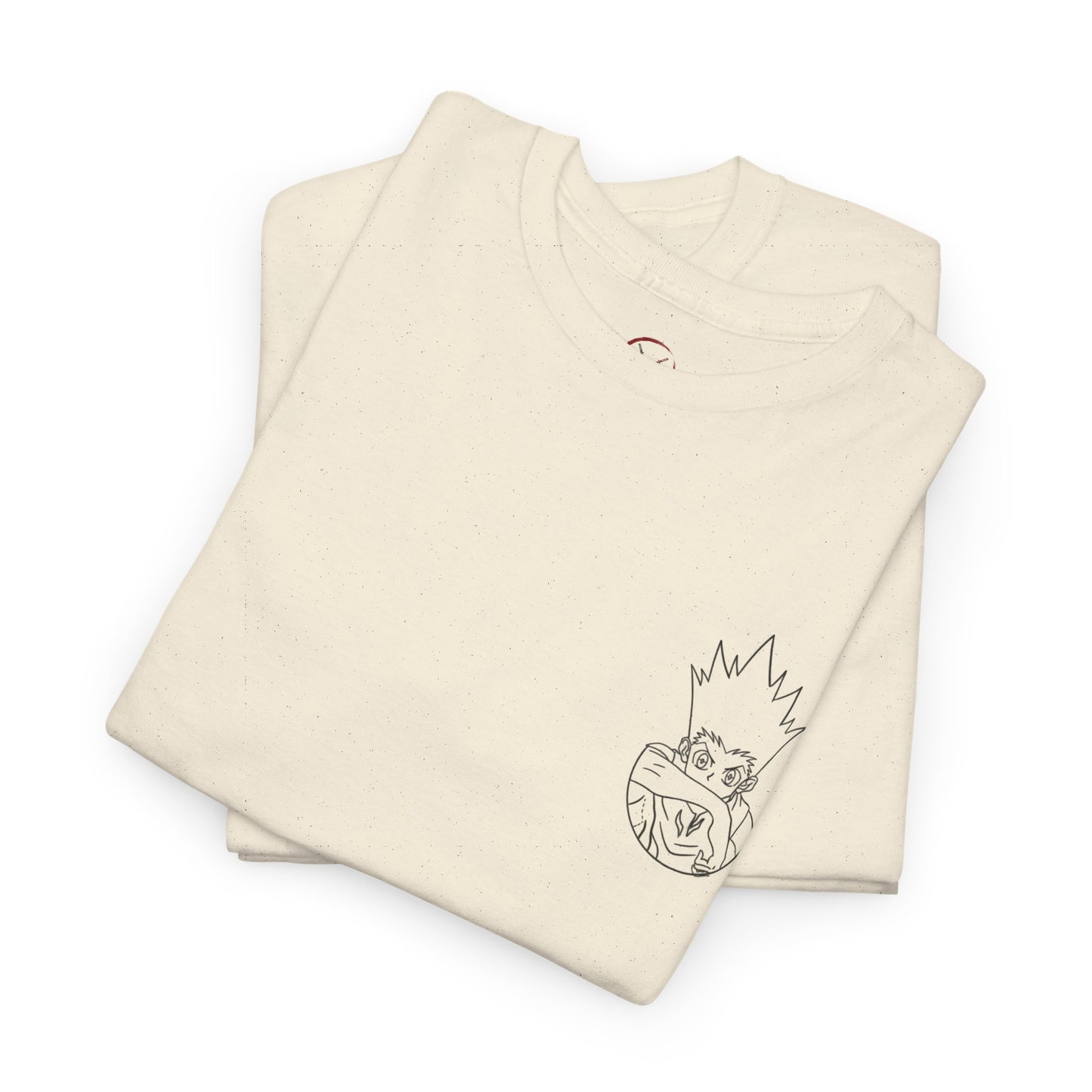 Young Hunter Rage T-Shirt, Dark Transformation Anime Tee, Minimalist Seinen Design, Premium Cotton