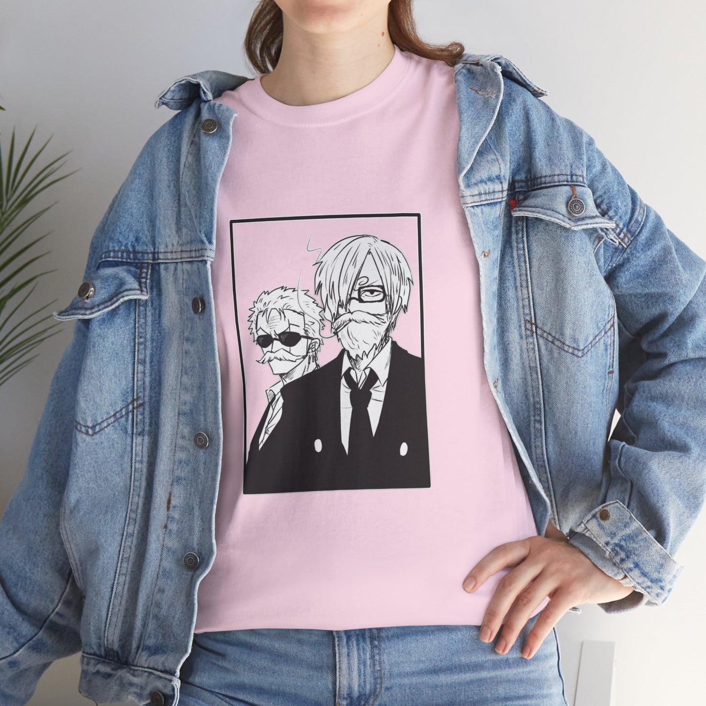 Copy of Spy Duo Anime T-Shirt, Minimalist Undercover Agents Tee, Seinen Manga Art, Premium Cotton