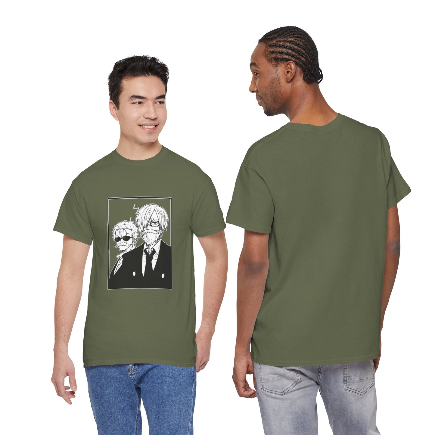 Copy of Spy Duo Anime T-Shirt, Minimalist Undercover Agents Tee, Seinen Manga Art, Premium Cotton