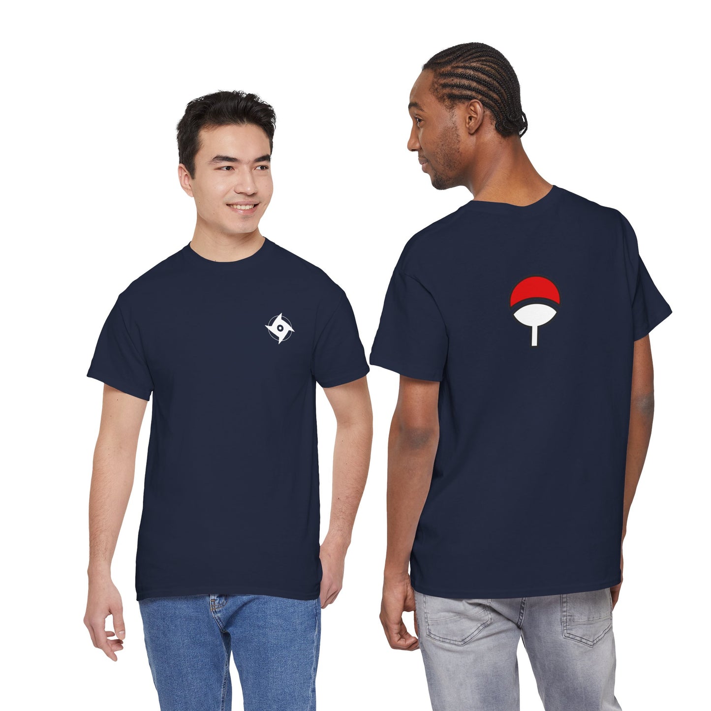 Eye Technique Anime T-Shirt, Minimalist Clan Symbol Tee, Dark Shonen Streetwear, Premium Cotton
