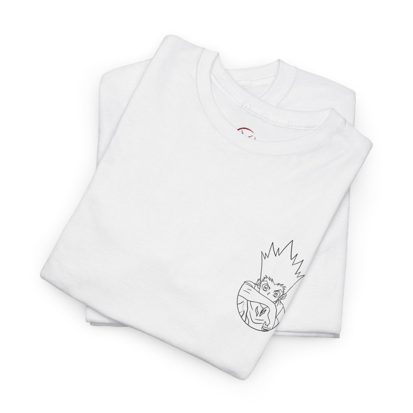 Young Hunter Rage T-Shirt, Dark Transformation Anime Tee, Minimalist Seinen Design, Premium Cotton