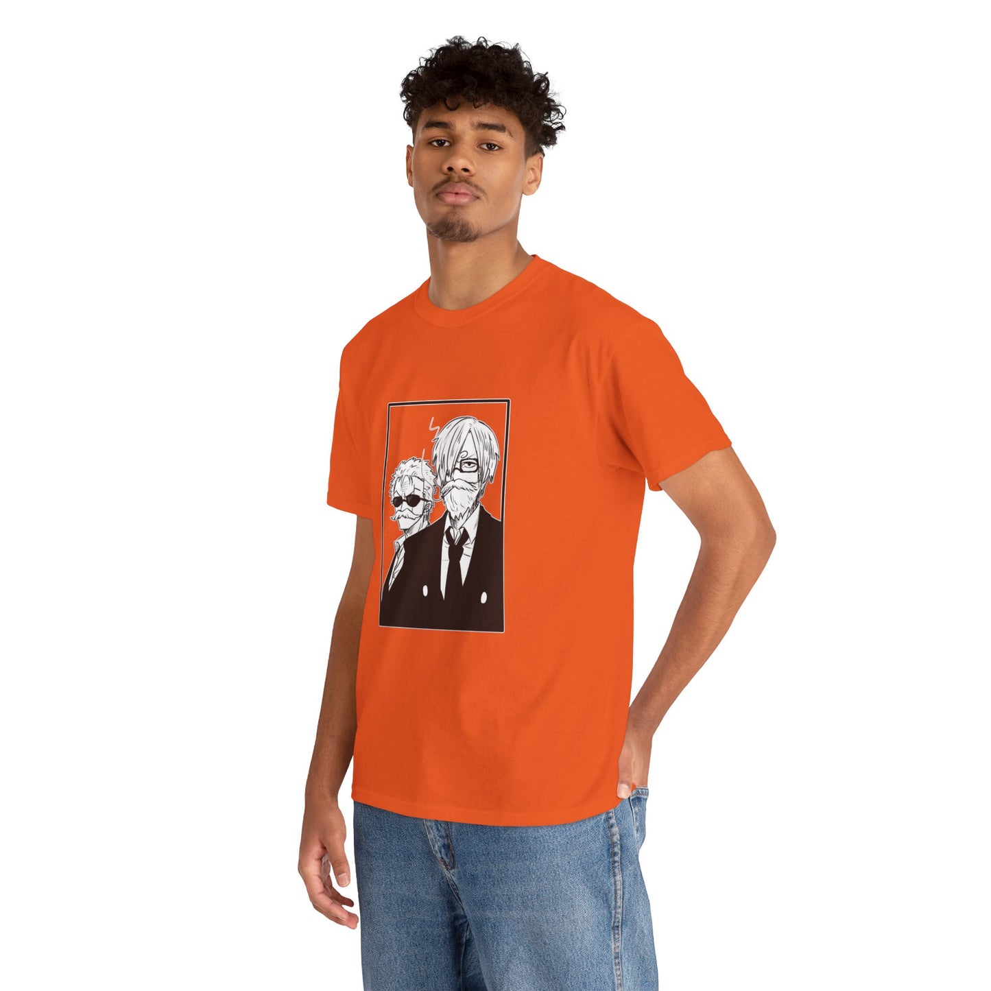 Spy Duo Anime T-Shirt, Minimalist Undercover Agents Tee, Seinen Manga Art, Premium Cotton