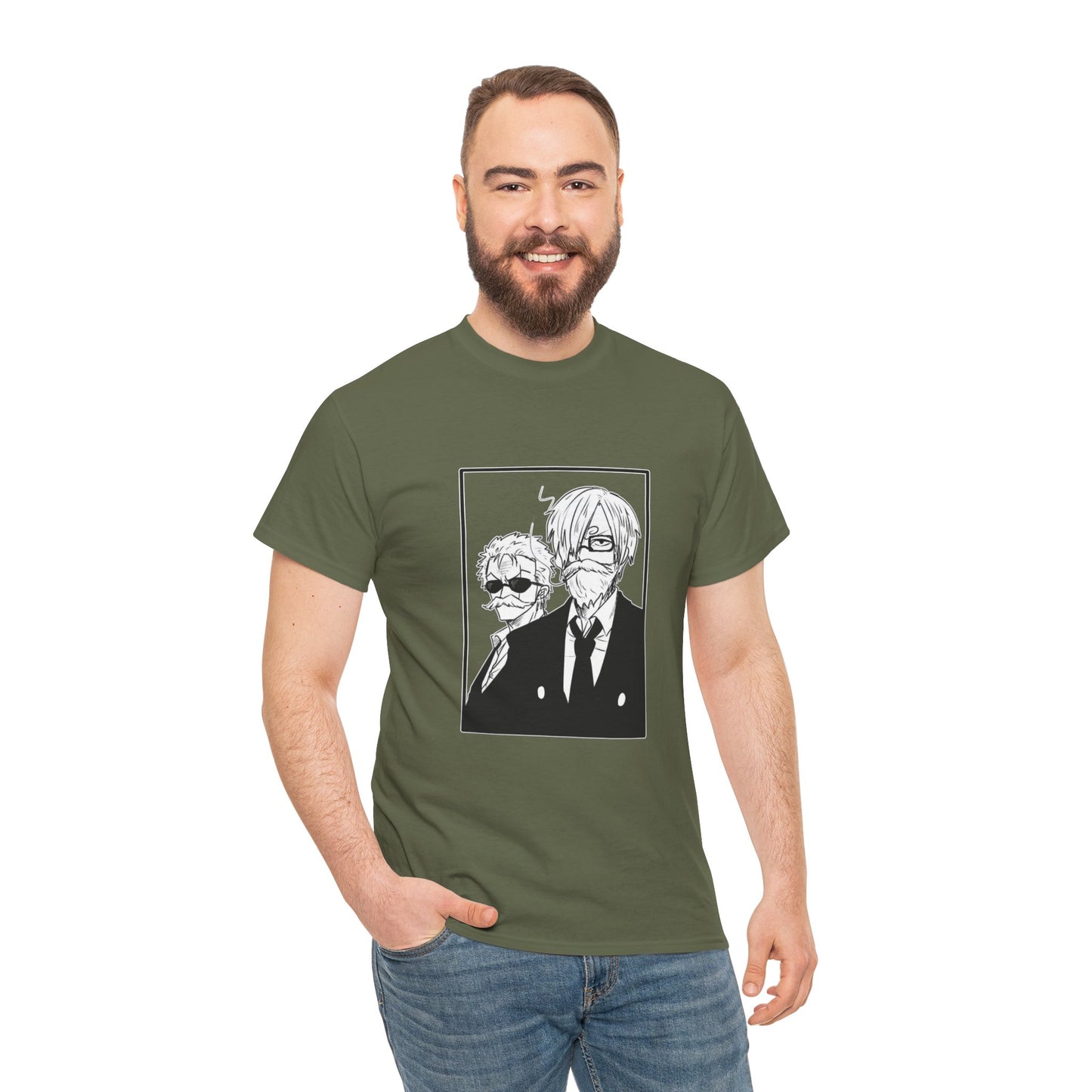 Copy of Spy Duo Anime T-Shirt, Minimalist Undercover Agents Tee, Seinen Manga Art, Premium Cotton
