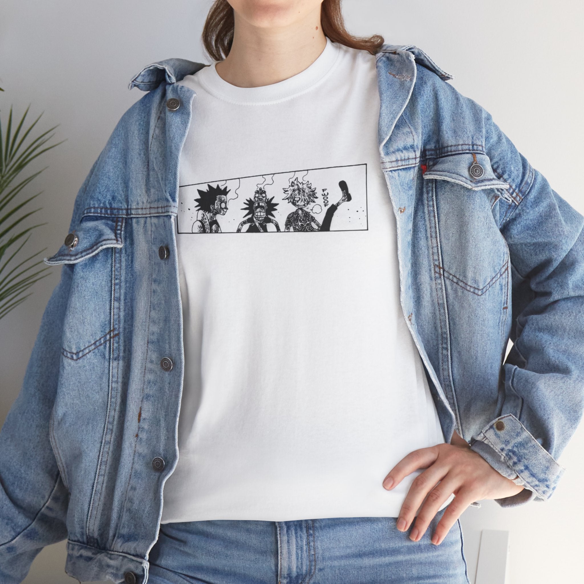 Explosion Comedy T-Shirt, Pirate Trio Manga Panel Art, Funny Anime Tee, Seinen Humor, Premium Cotton