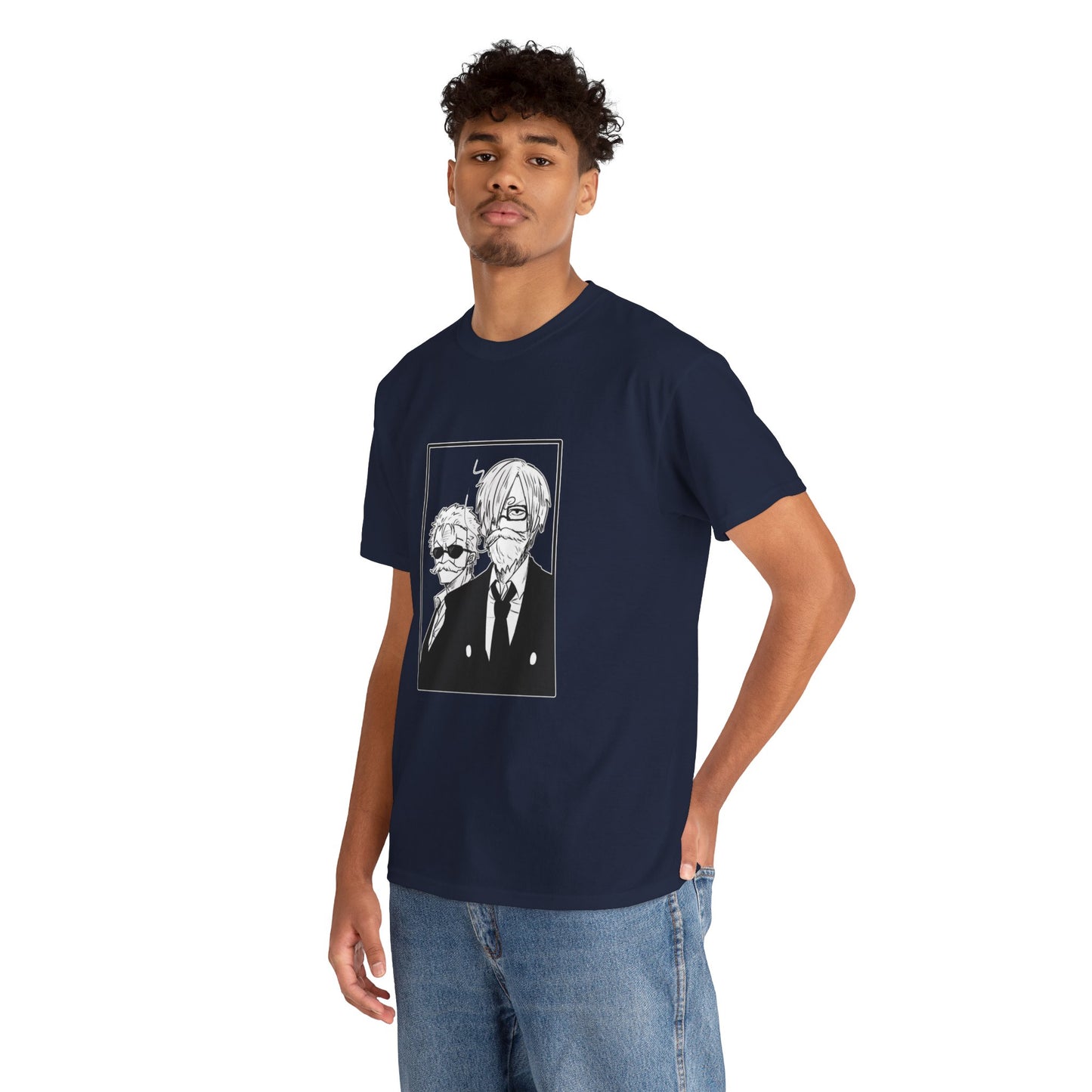 Spy Duo Anime T-Shirt, Minimalist Undercover Agents Tee, Seinen Manga Art, Premium Cotton