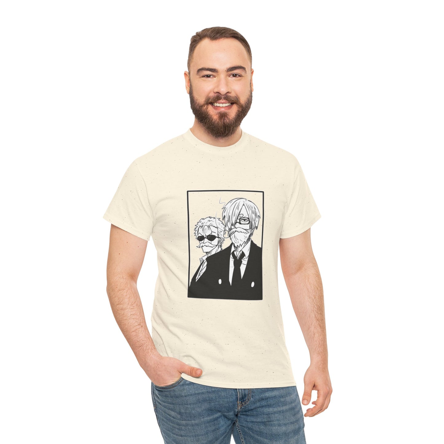 Copy of Spy Duo Anime T-Shirt, Minimalist Undercover Agents Tee, Seinen Manga Art, Premium Cotton