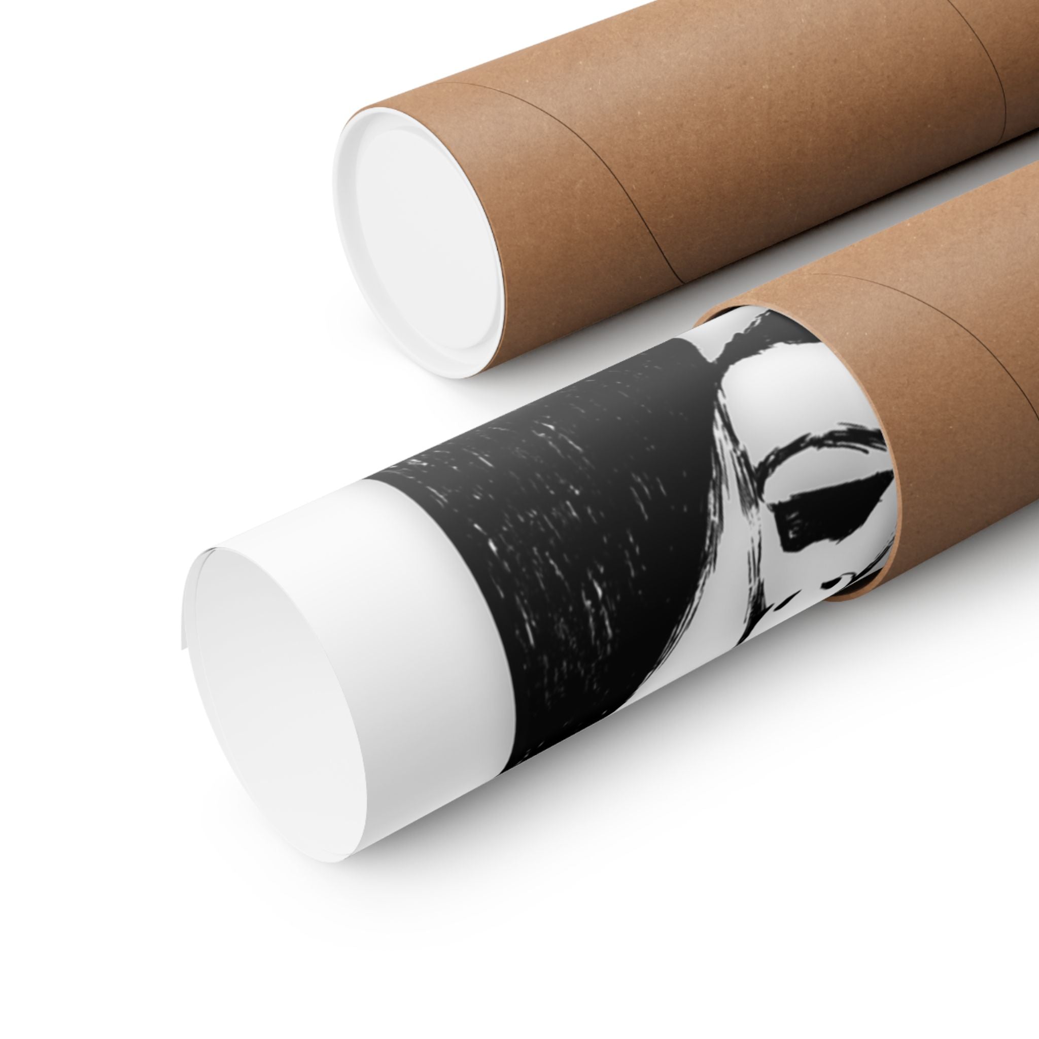 Deadpan Samurai Poster, Shocked Silver Warrior Art Print, Comedy Anime Wall Decor, Seinen Humor, Premium Matte