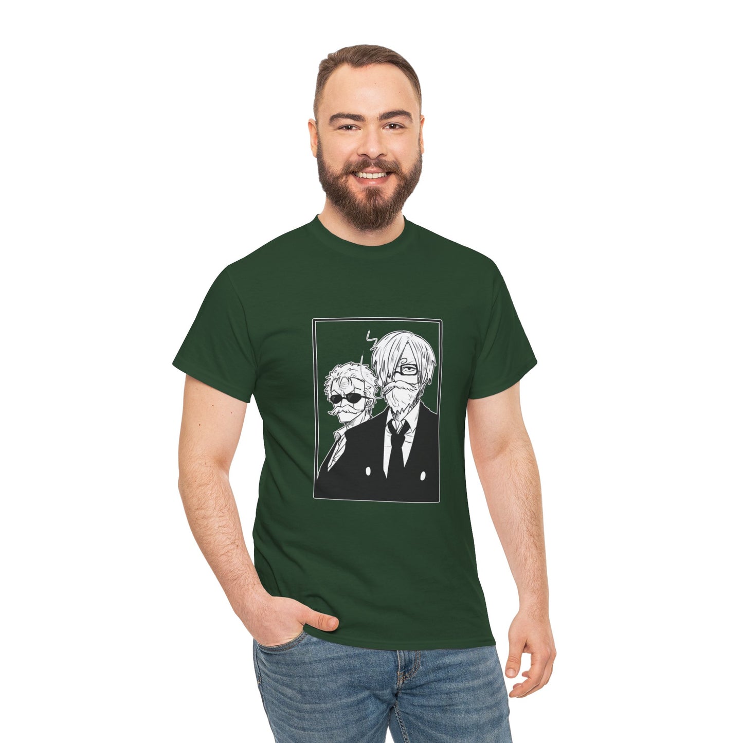 Copy of Spy Duo Anime T-Shirt, Minimalist Undercover Agents Tee, Seinen Manga Art, Premium Cotton