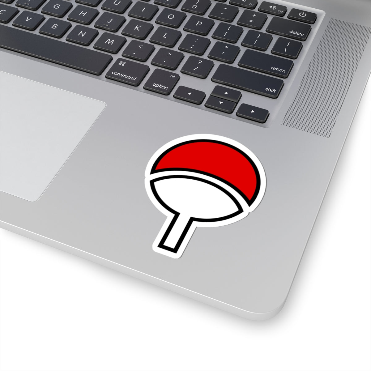 Clan Symbol Sticker, Red Tomoe Crest Vinyl Decal, Ninja Clan Art, Minimalist Anime Design