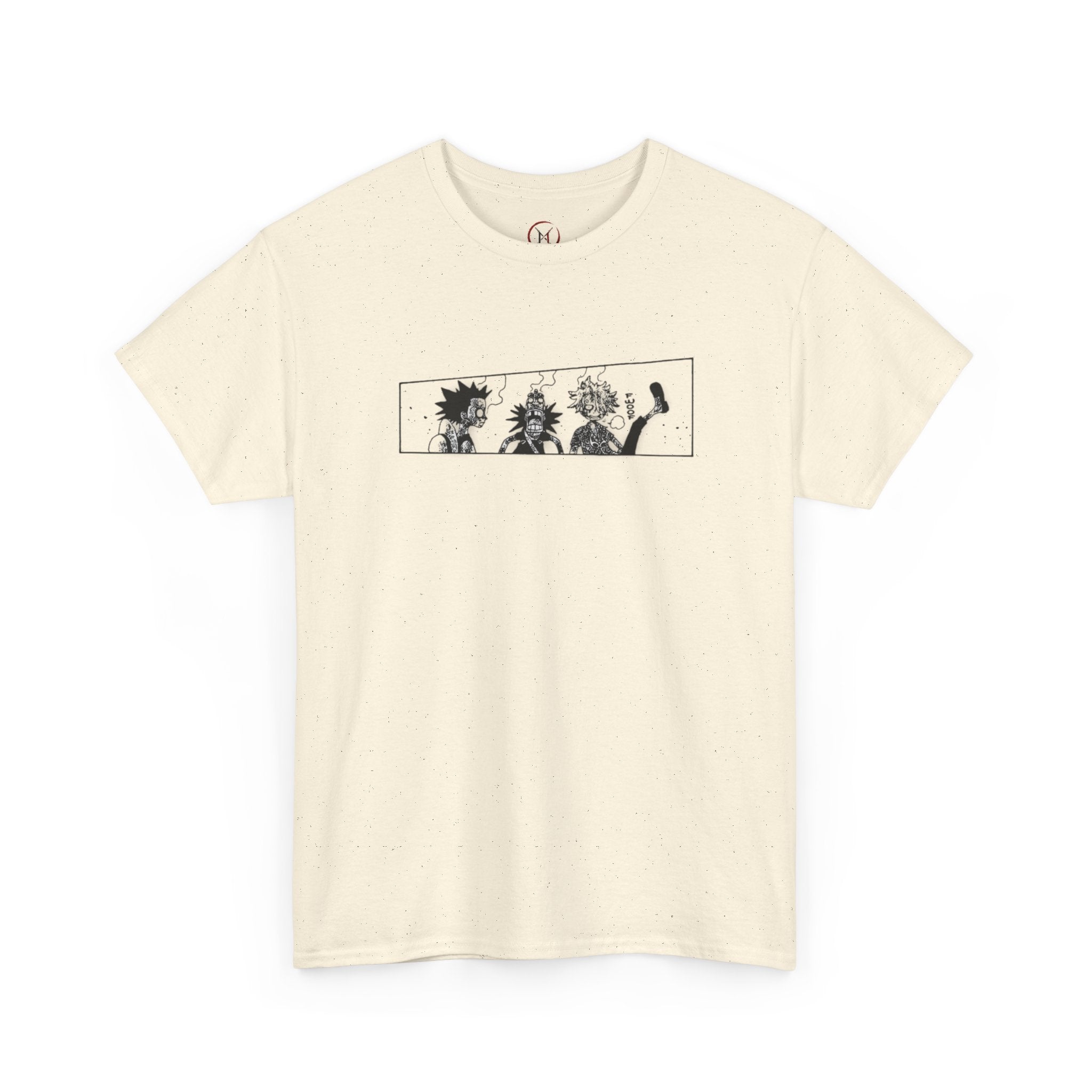 Explosion Comedy T-Shirt, Pirate Trio Manga Panel Art, Funny Anime Tee, Seinen Humor, Premium Cotton