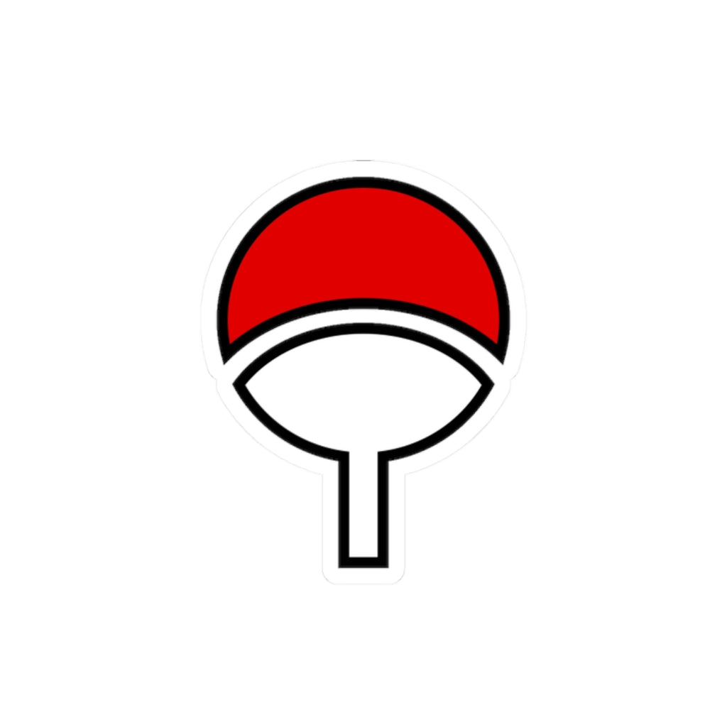 Clan Symbol Sticker, Red Tomoe Crest Vinyl Decal, Ninja Clan Art, Minimalist Anime Design