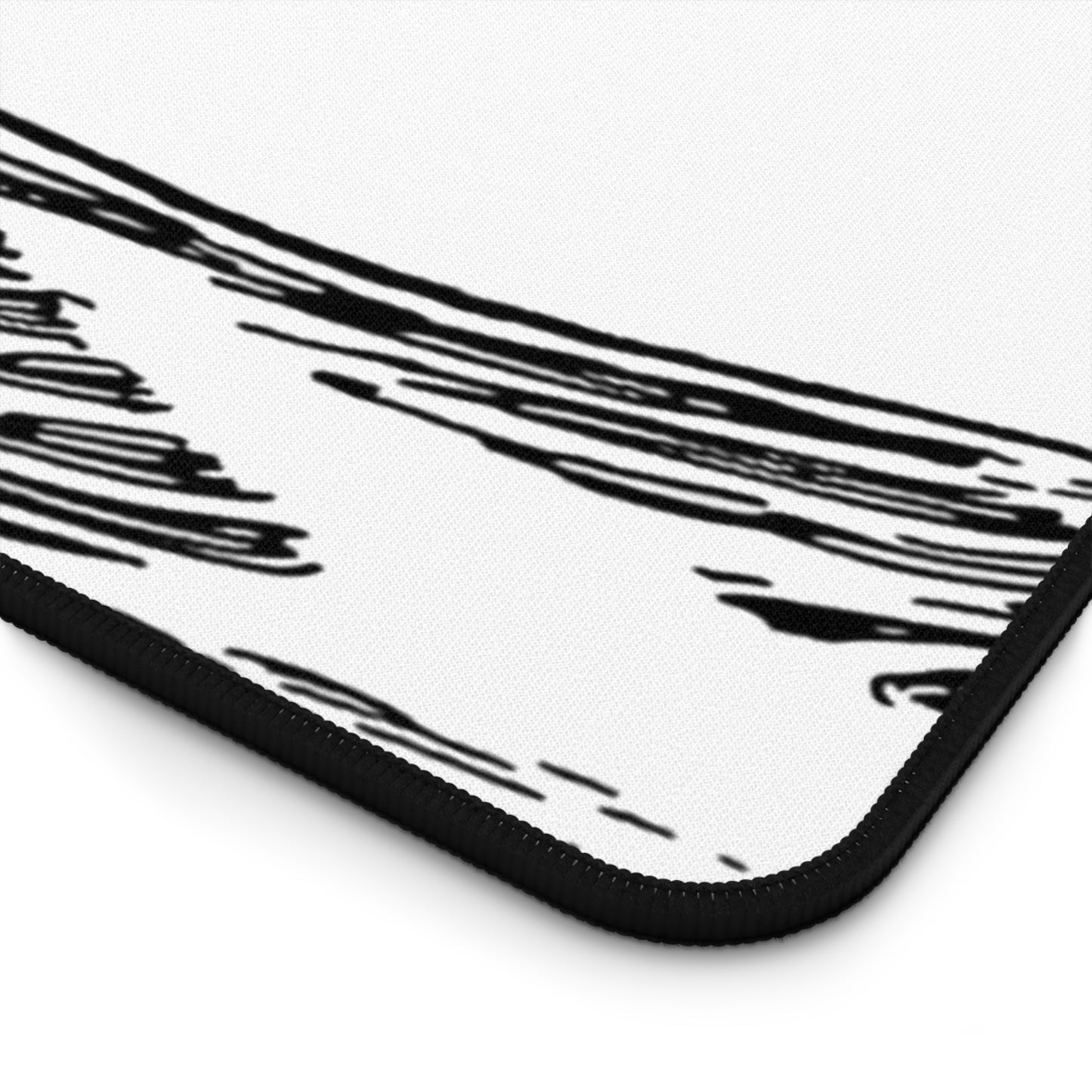 First Voyage Desk Mat, Minimalist Pirate Captain Design, Anime Gaming Mouse Pad, Premium Neoprene