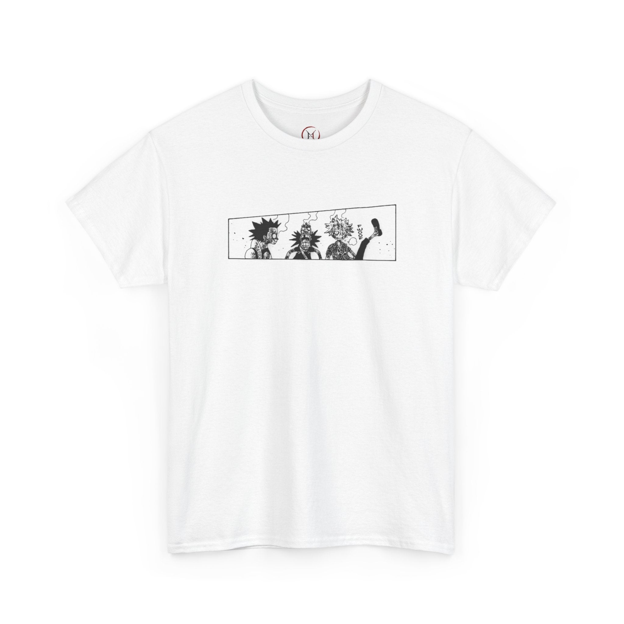 Explosion Comedy T-Shirt, Pirate Trio Manga Panel Art, Funny Anime Tee, Seinen Humor, Premium Cotton