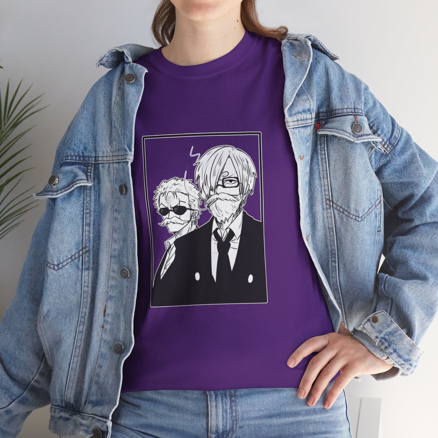 Copy of Spy Duo Anime T-Shirt, Minimalist Undercover Agents Tee, Seinen Manga Art, Premium Cotton