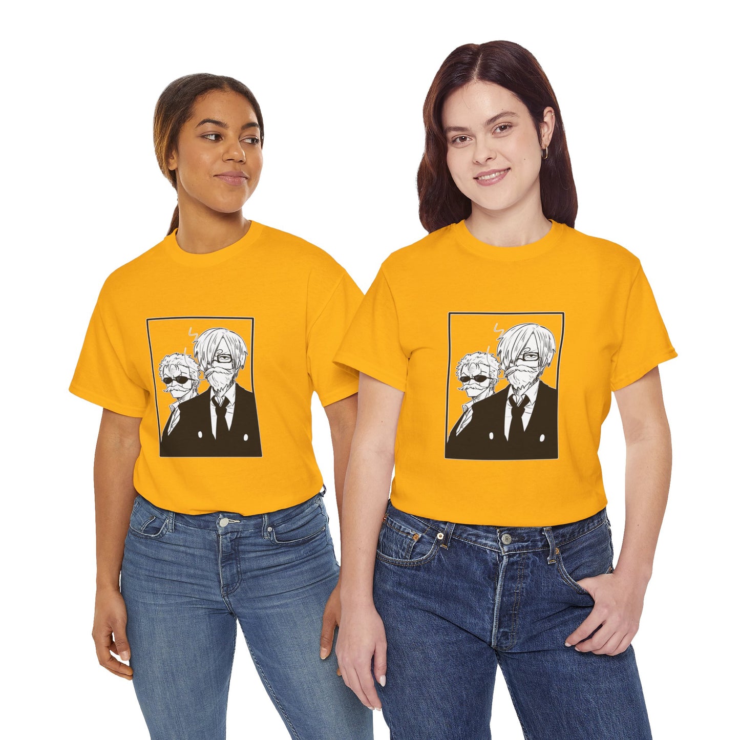 Copy of Spy Duo Anime T-Shirt, Minimalist Undercover Agents Tee, Seinen Manga Art, Premium Cotton