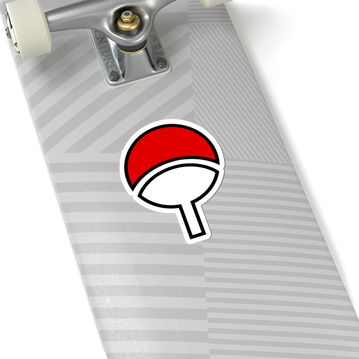 Clan Symbol Sticker, Red Tomoe Crest Vinyl Decal, Ninja Clan Art, Minimalist Anime Design