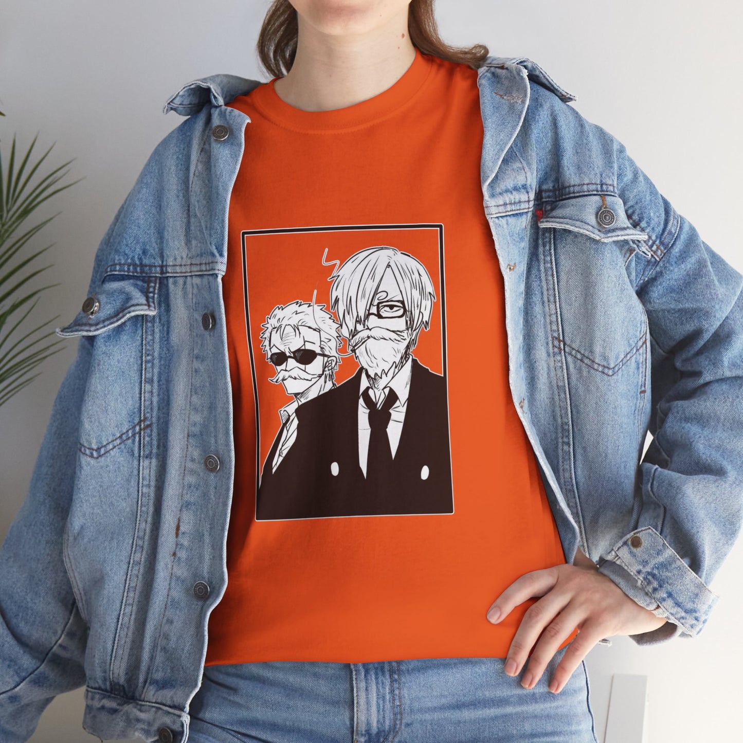 Spy Duo Anime T-Shirt, Minimalist Undercover Agents Tee, Seinen Manga Art, Premium Cotton