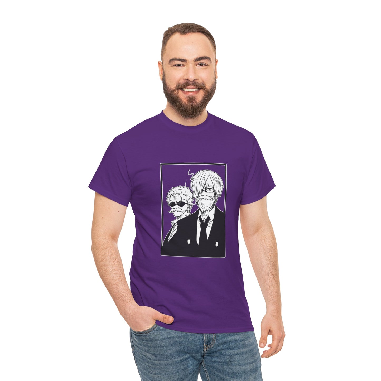 Copy of Spy Duo Anime T-Shirt, Minimalist Undercover Agents Tee, Seinen Manga Art, Premium Cotton