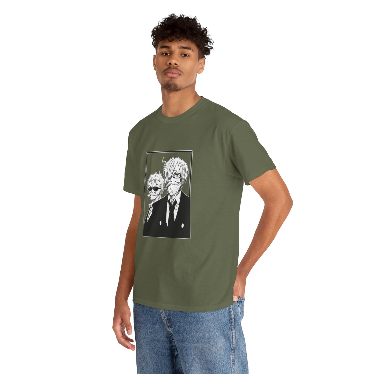 Spy Duo Anime T-Shirt, Minimalist Undercover Agents Tee, Seinen Manga Art, Premium Cotton