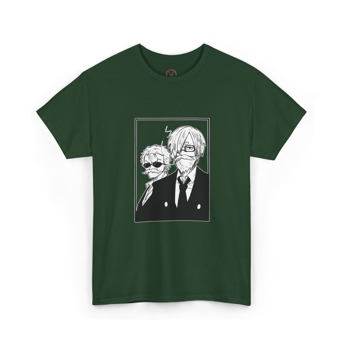Spy Duo Anime T-Shirt, Minimalist Undercover Agents Tee, Seinen Manga Art, Premium Cotton