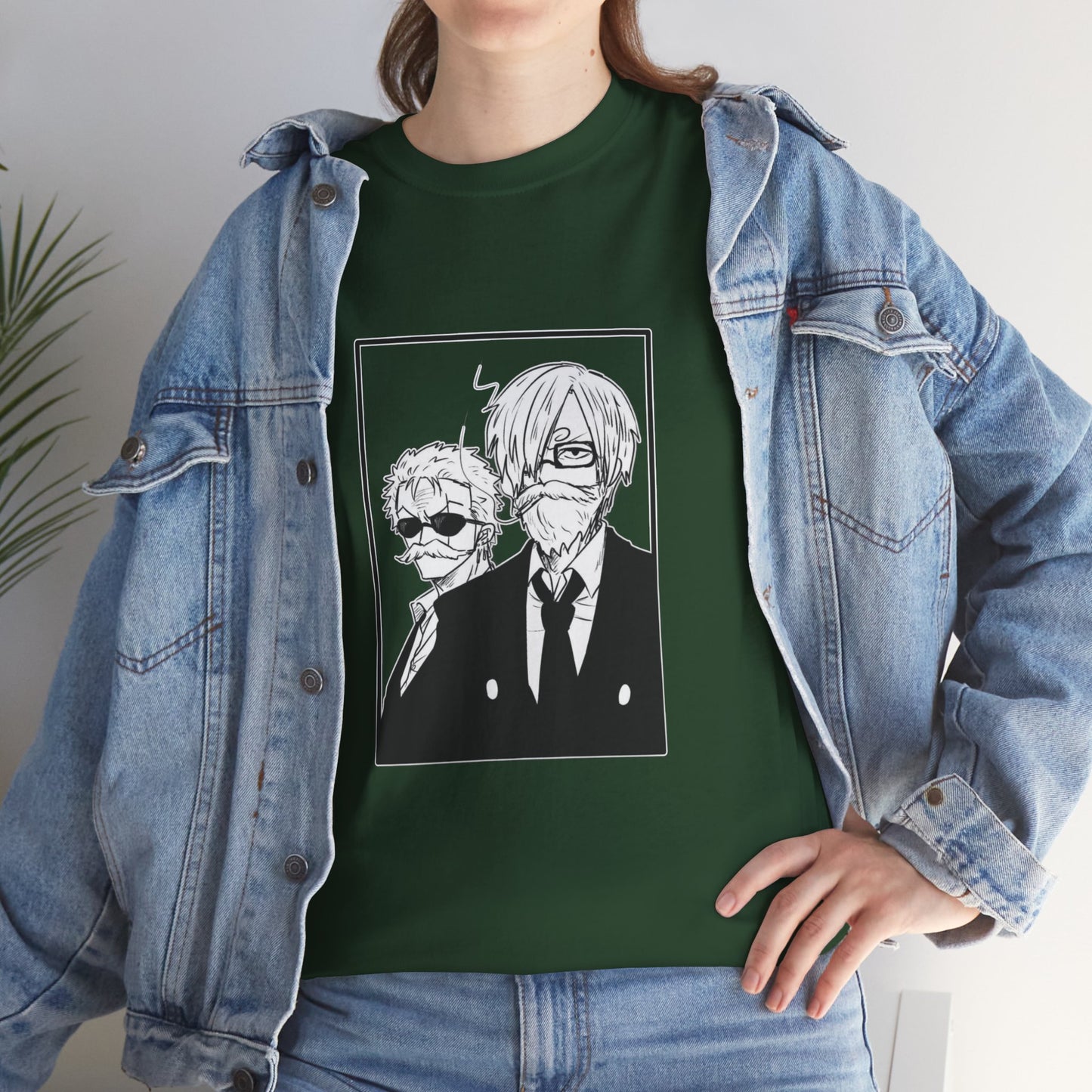 Copy of Spy Duo Anime T-Shirt, Minimalist Undercover Agents Tee, Seinen Manga Art, Premium Cotton