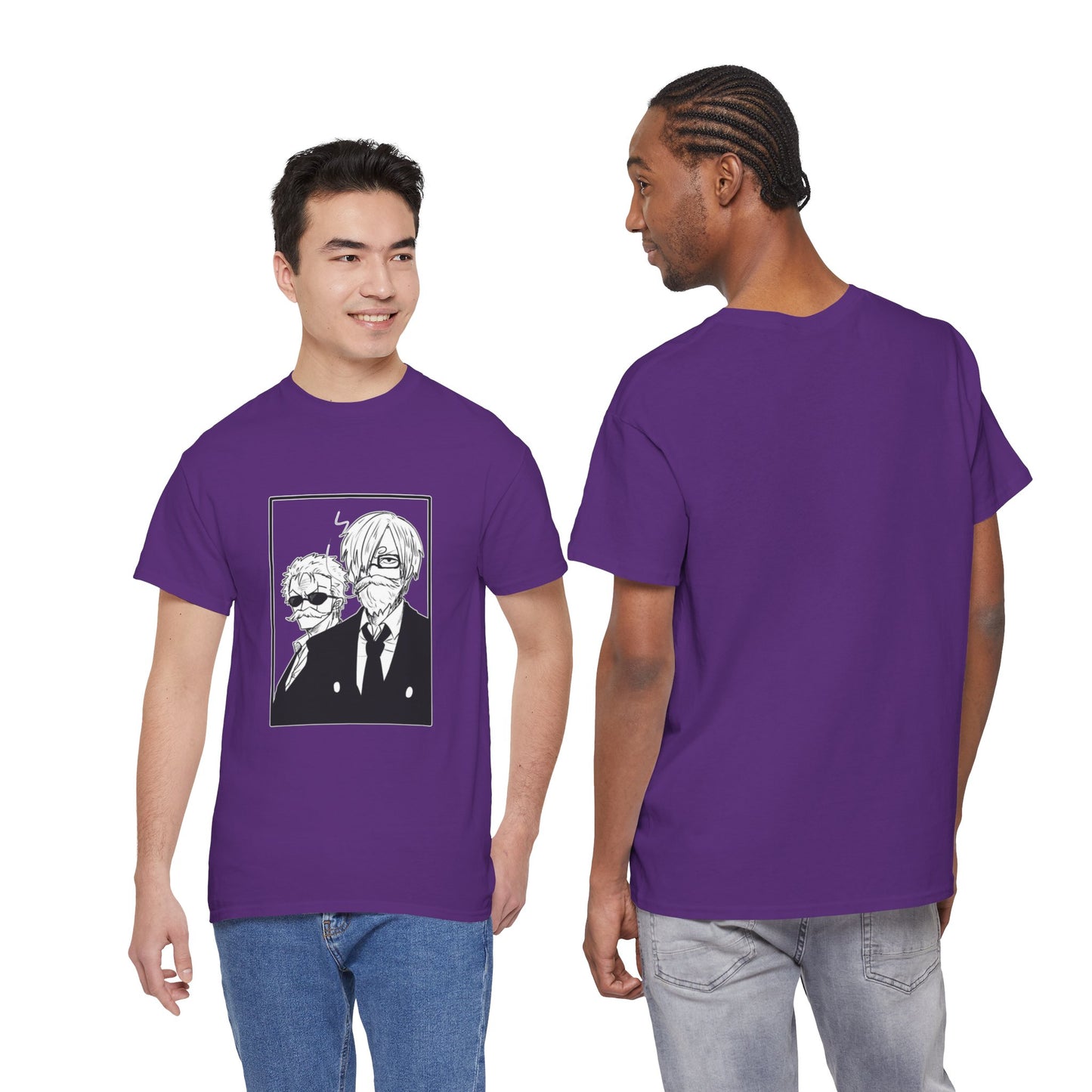 Copy of Spy Duo Anime T-Shirt, Minimalist Undercover Agents Tee, Seinen Manga Art, Premium Cotton