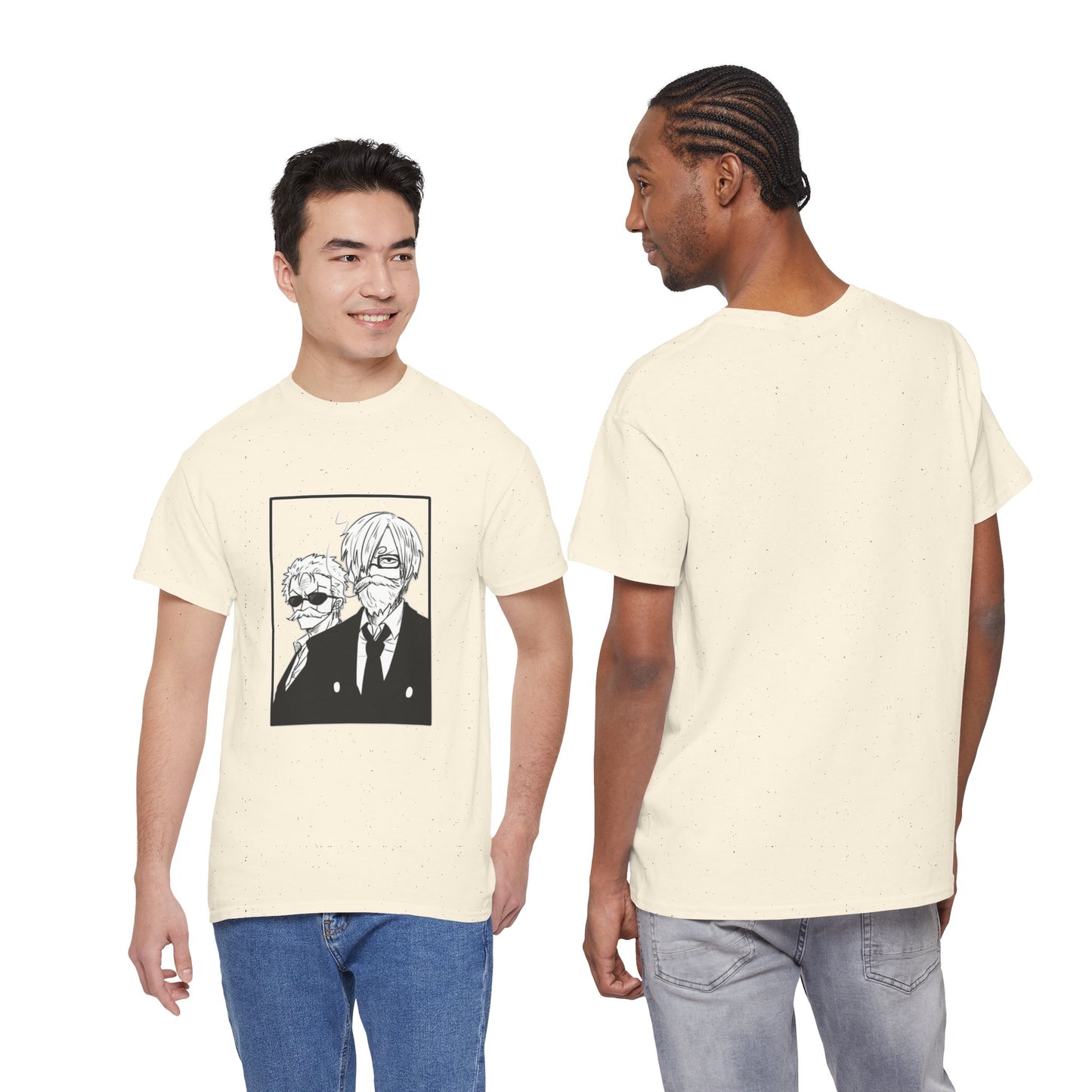 Copy of Spy Duo Anime T-Shirt, Minimalist Undercover Agents Tee, Seinen Manga Art, Premium Cotton
