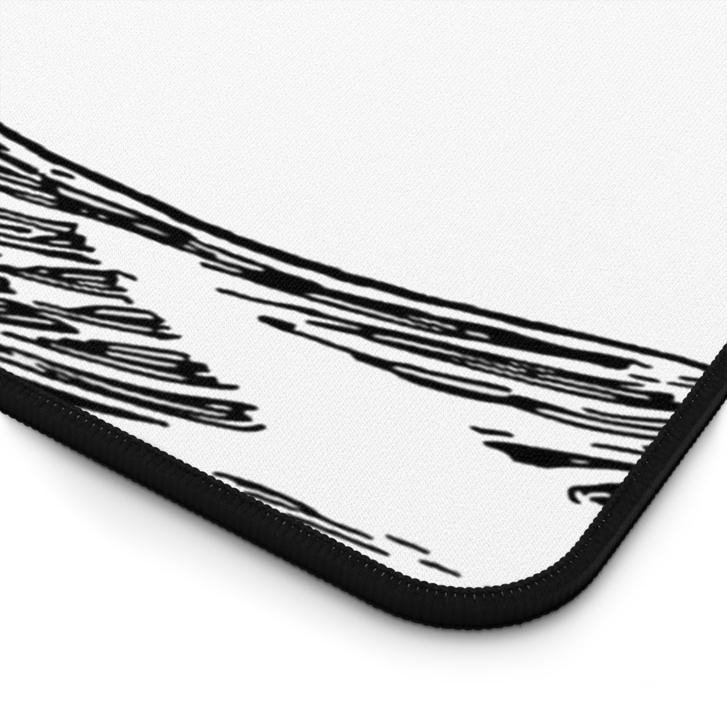 First Voyage Desk Mat, Minimalist Pirate Captain Design, Anime Gaming Mouse Pad, Premium Neoprene