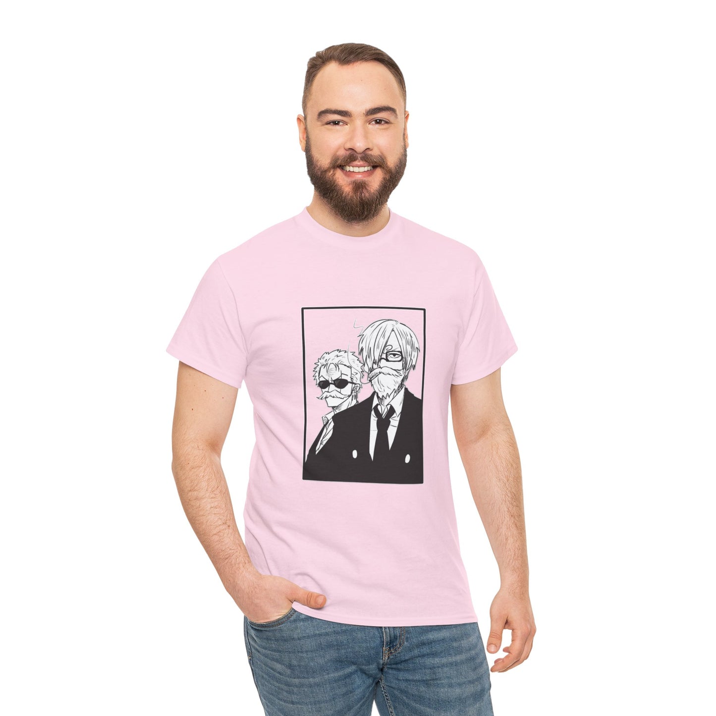 Copy of Spy Duo Anime T-Shirt, Minimalist Undercover Agents Tee, Seinen Manga Art, Premium Cotton