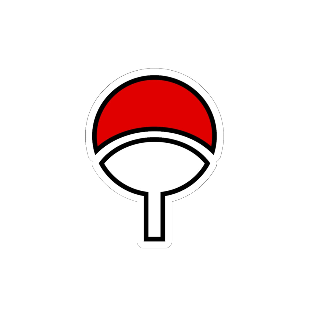 Clan Symbol Sticker, Red Tomoe Crest Vinyl Decal, Ninja Clan Art, Minimalist Anime Design