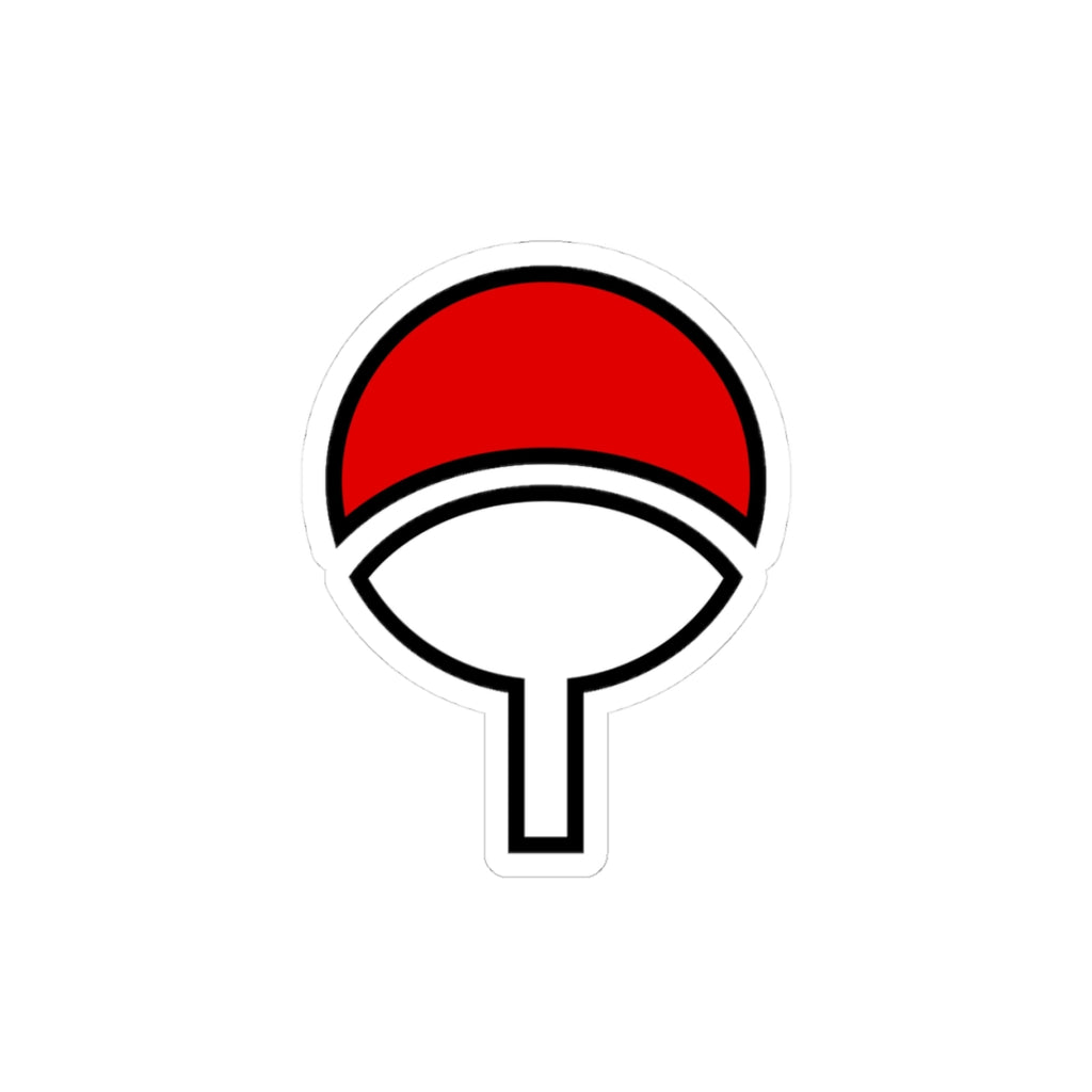 Clan Symbol Sticker, Red Tomoe Crest Vinyl Decal, Ninja Clan Art, Minimalist Anime Design