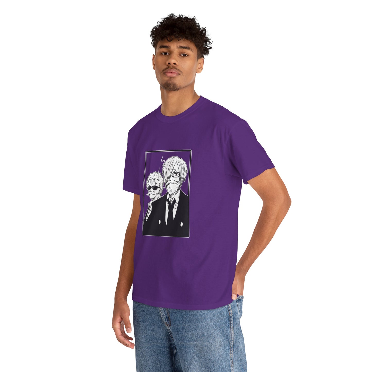 Spy Duo Anime T-Shirt, Minimalist Undercover Agents Tee, Seinen Manga Art, Premium Cotton