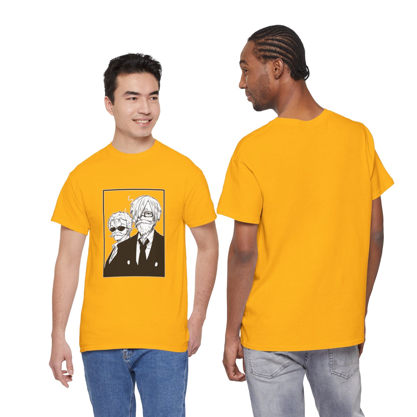 Copy of Spy Duo Anime T-Shirt, Minimalist Undercover Agents Tee, Seinen Manga Art, Premium Cotton